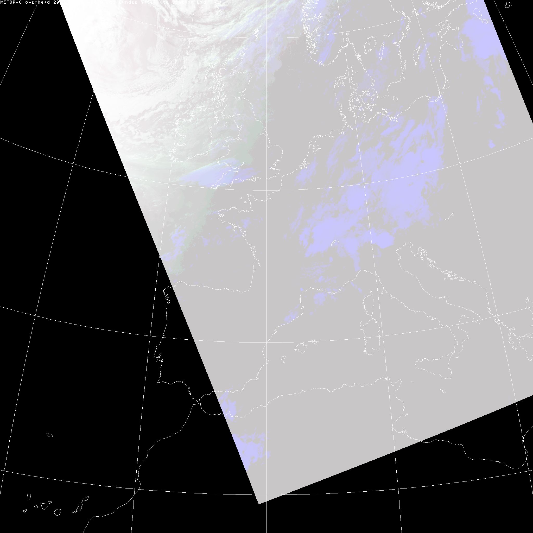 Latest false-colour image (RGB)