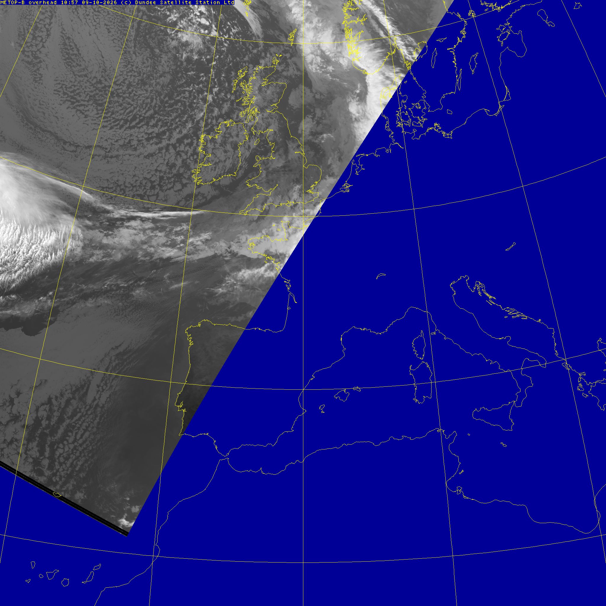 Latest infra-red image (CH4)
