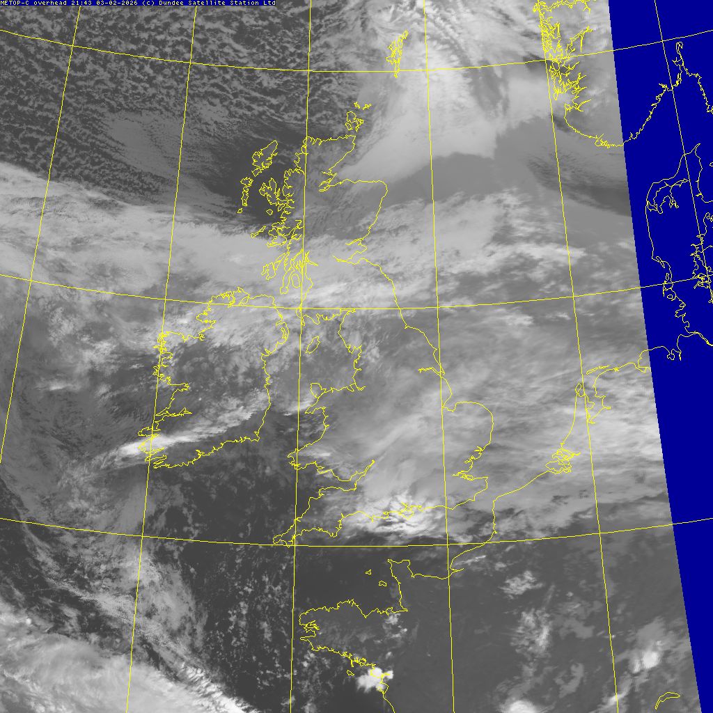 Latest infra-red image (CH4)