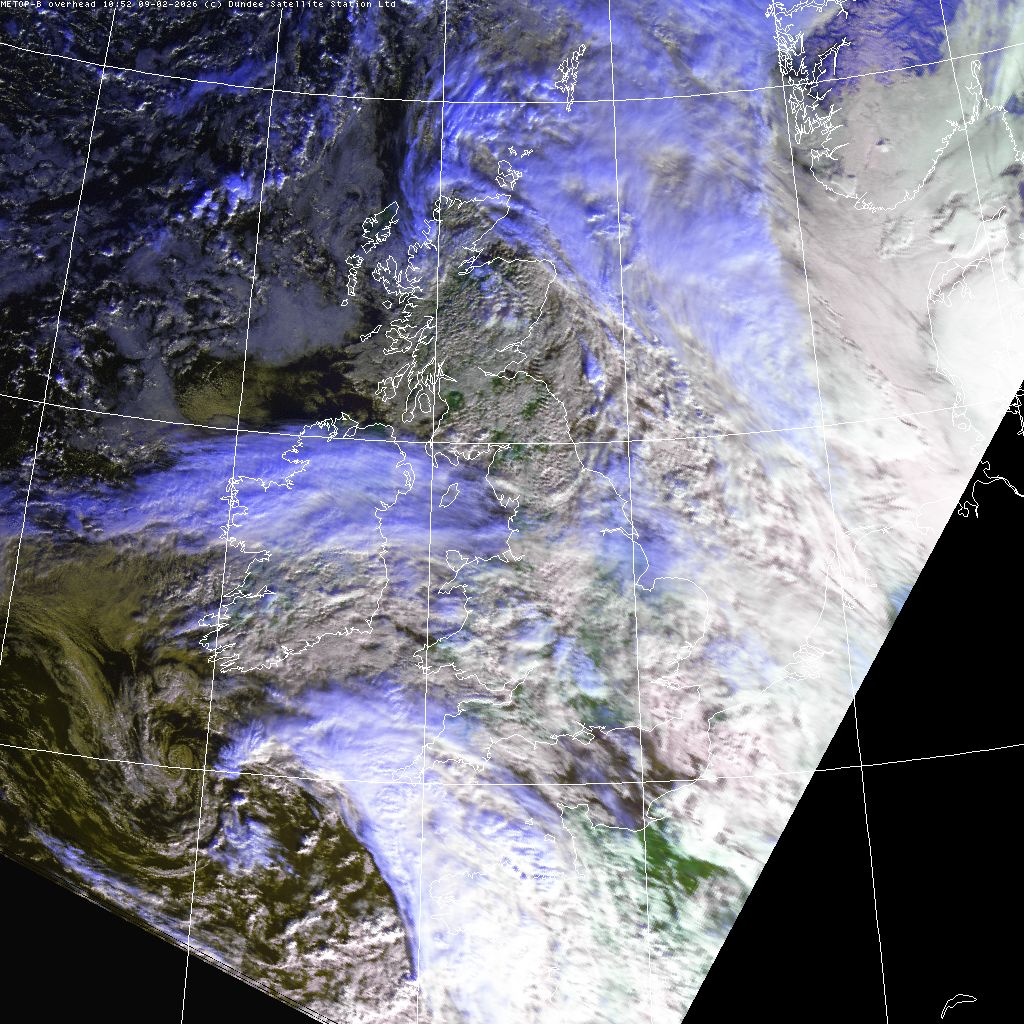 Latest false-colour image (RGB)