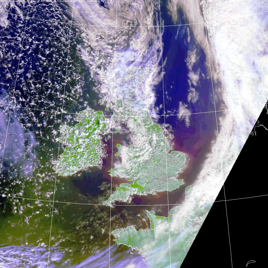 Latest false-colour image (RGB)