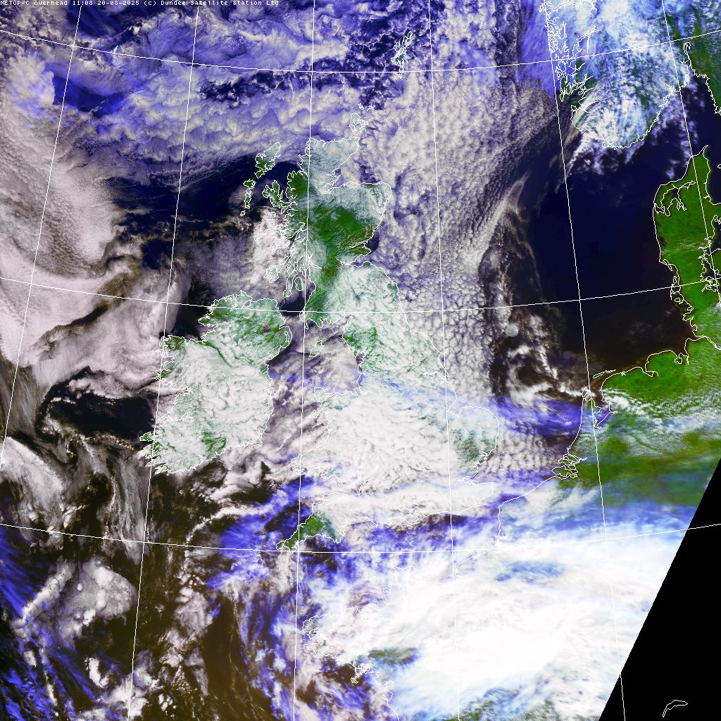 Latest false-colour image (RGB)