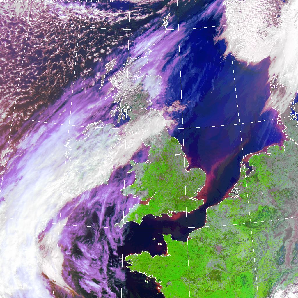 Latest false-colour image (RGB)